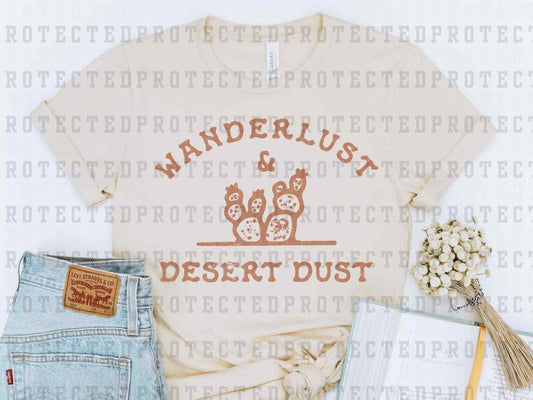 WANDERLUST AND DESERT DUST *SINGLE COLOR* - DTF TRANSFER