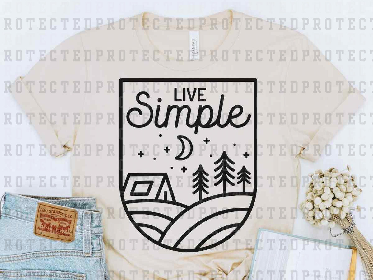 LIVE SIMPLE - DTF TRANSFER