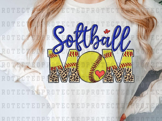 SOFTBALL MOM - DTF TRANSFER