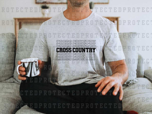 CROSS COUNTRY *SINGLE COLOR* - DTF TRANSFER