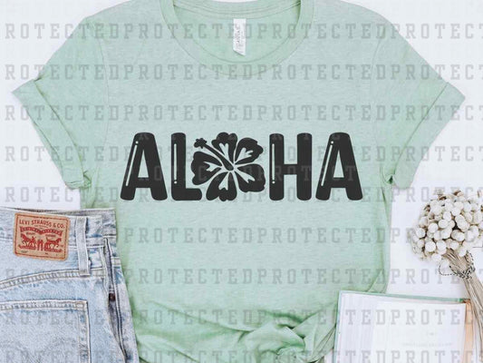 ALOHA *SINGLE COLOR* - DTF TRANSFER