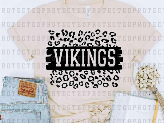 VIKINGS LEOPARD *SINGLE COLOR* - DTF TRANSFER