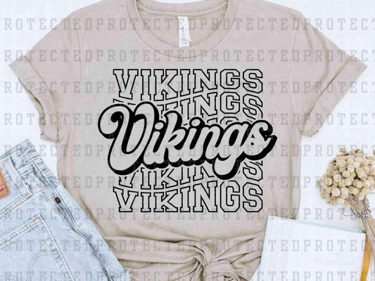 VIKINGS *SINGLE COLOR* - DTF TRANSFER