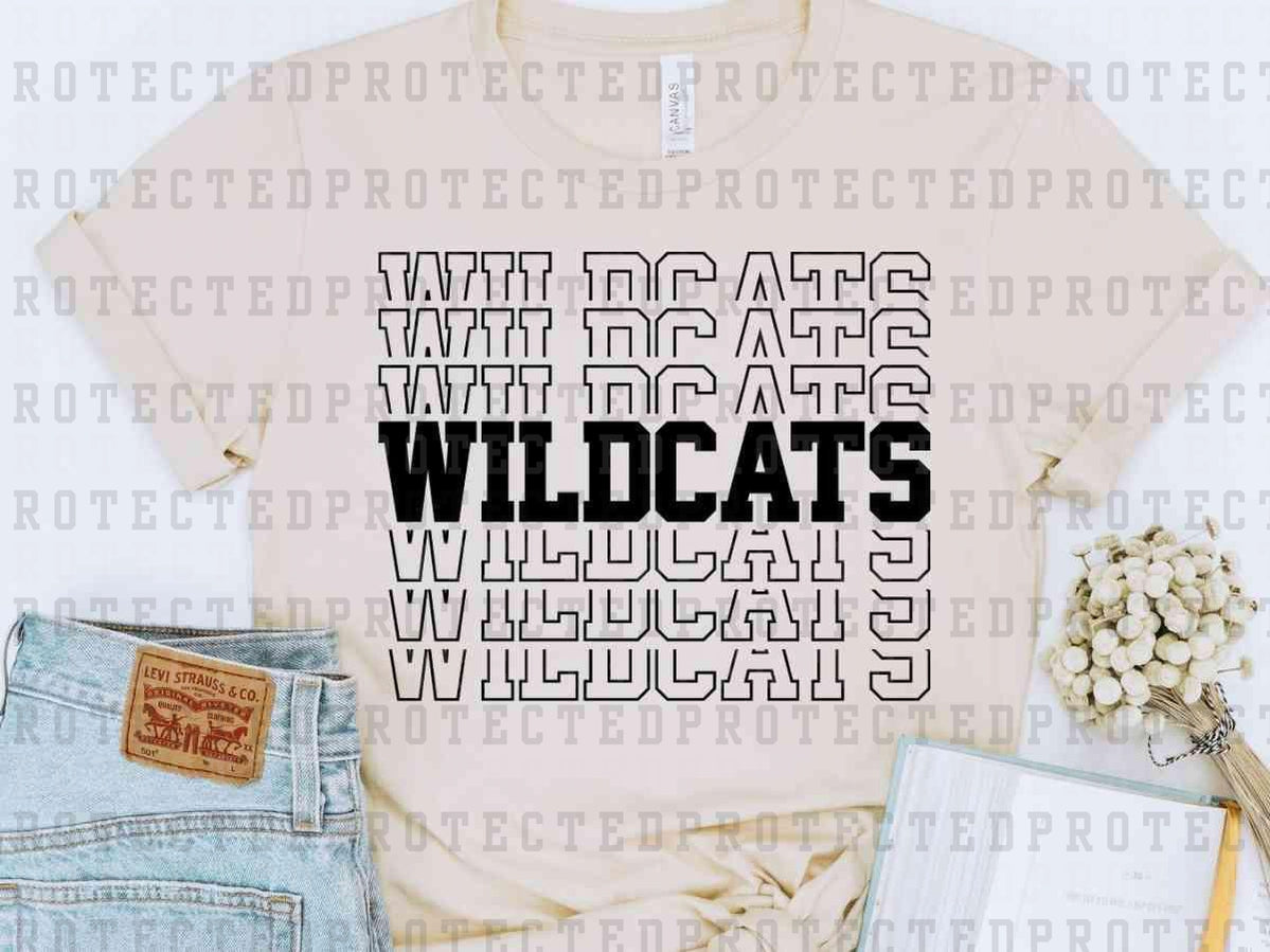 WILDCATS *SINGLE COLOR* - DTF TRANSFER