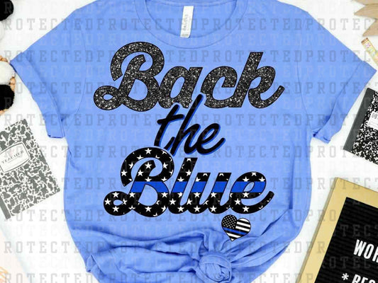 BACK THE BLUE - DTF TRANSFER