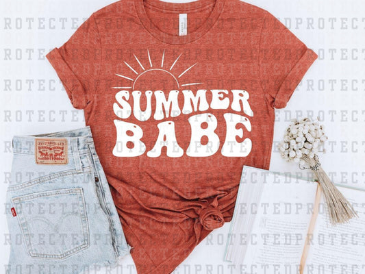 SUMMER BABE *SINGLE COLOR* - DTF TRANSFER